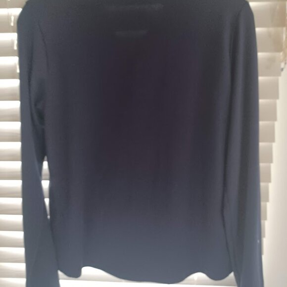 Polo Golf Ralph Lauren Men’s Long Sleeve Wicking Snap Collar Pullover Navy Blue - Picture 5 of 7